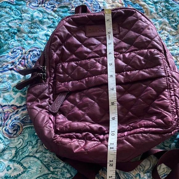 Danskin Quilted Backpack in Rich Purple - Picture 11 of 12